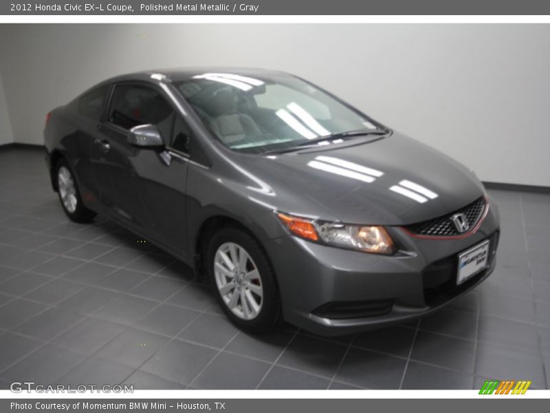 Polished Metal Metallic / Gray 2012 Honda Civic EX-L Coupe