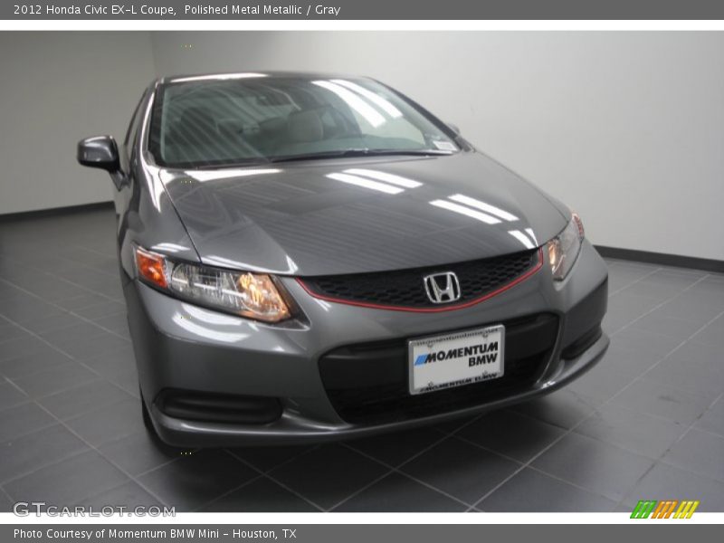 Polished Metal Metallic / Gray 2012 Honda Civic EX-L Coupe