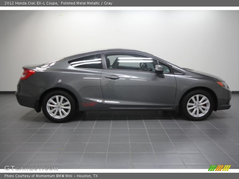 Polished Metal Metallic / Gray 2012 Honda Civic EX-L Coupe