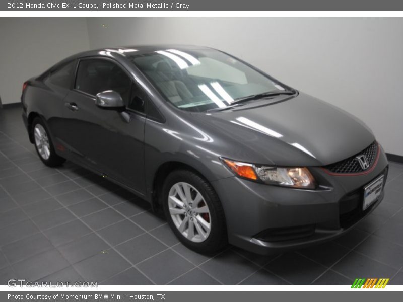 Polished Metal Metallic / Gray 2012 Honda Civic EX-L Coupe
