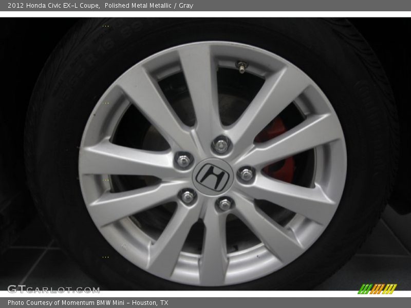 Polished Metal Metallic / Gray 2012 Honda Civic EX-L Coupe