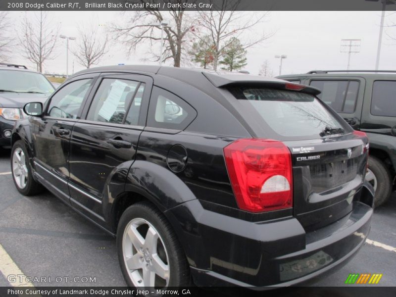 Brilliant Black Crystal Pearl / Dark Slate Gray 2008 Dodge Caliber R/T