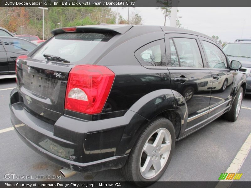 Brilliant Black Crystal Pearl / Dark Slate Gray 2008 Dodge Caliber R/T