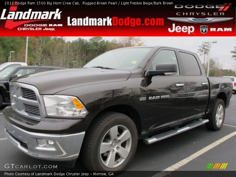 Rugged Brown Pearl / Light Pebble Beige/Bark Brown 2011 Dodge Ram 1500 Big Horn Crew Cab