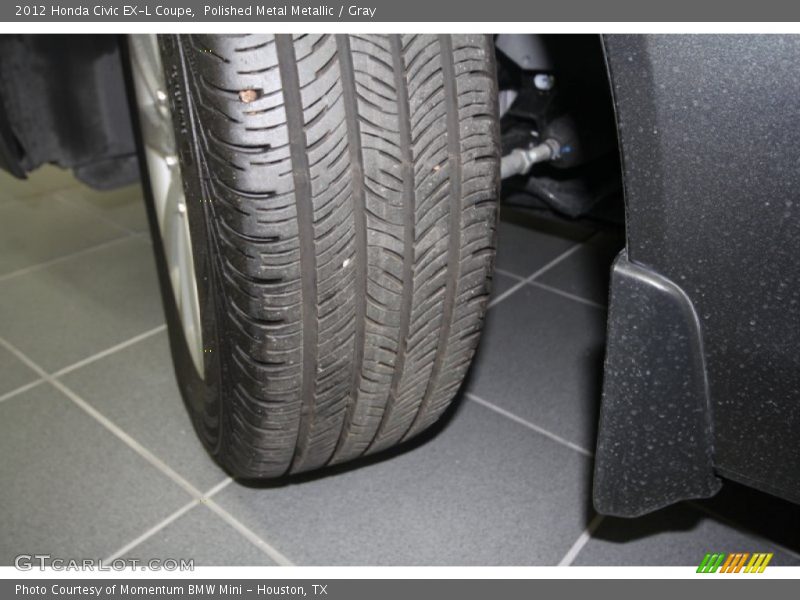 Polished Metal Metallic / Gray 2012 Honda Civic EX-L Coupe