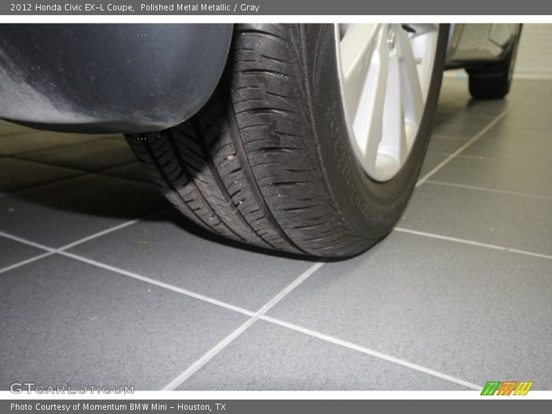 Polished Metal Metallic / Gray 2012 Honda Civic EX-L Coupe