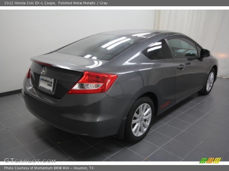Polished Metal Metallic / Gray 2012 Honda Civic EX-L Coupe