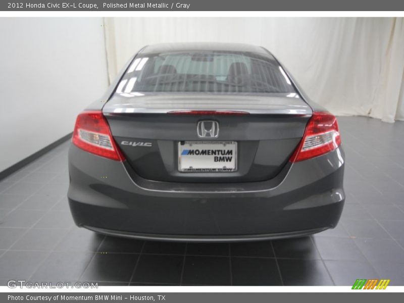 Polished Metal Metallic / Gray 2012 Honda Civic EX-L Coupe