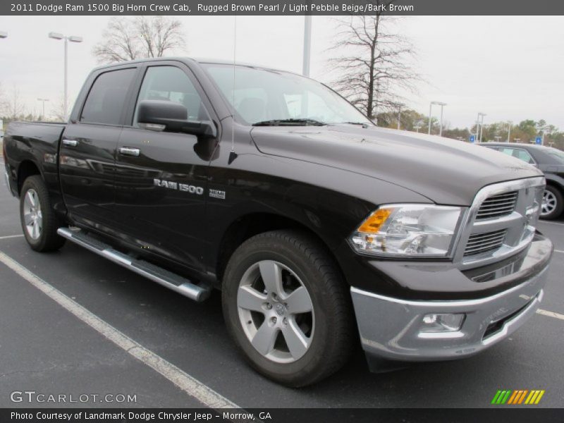Rugged Brown Pearl / Light Pebble Beige/Bark Brown 2011 Dodge Ram 1500 Big Horn Crew Cab