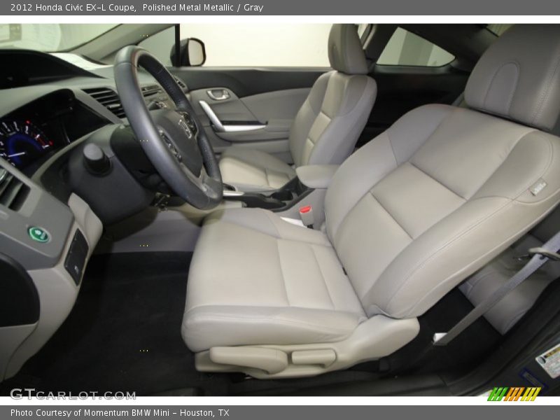 Polished Metal Metallic / Gray 2012 Honda Civic EX-L Coupe