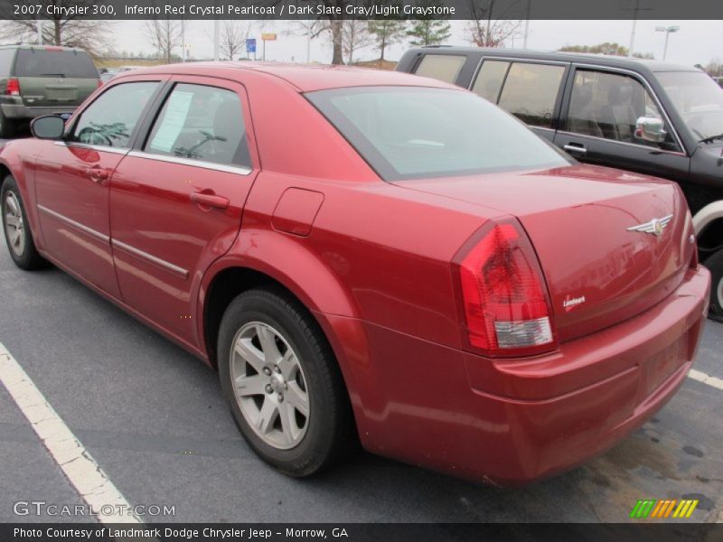 Inferno Red Crystal Pearlcoat / Dark Slate Gray/Light Graystone 2007 Chrysler 300