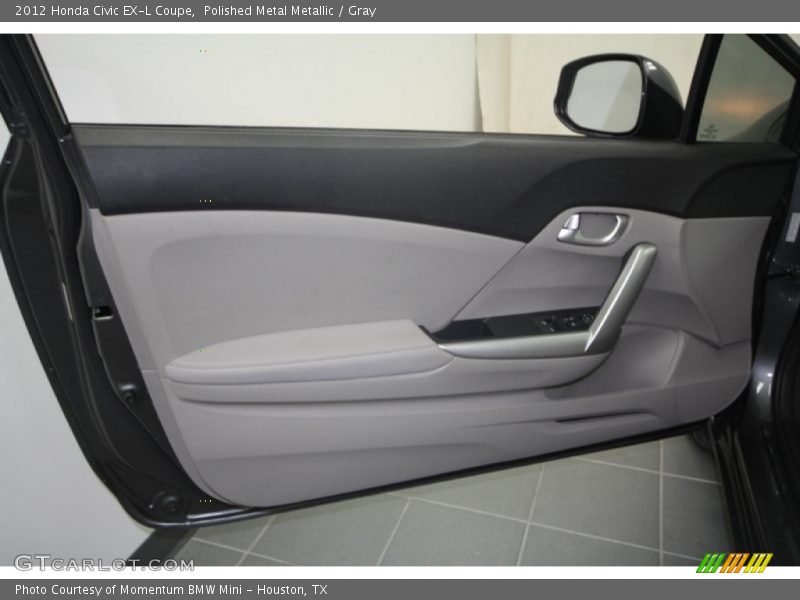 Polished Metal Metallic / Gray 2012 Honda Civic EX-L Coupe