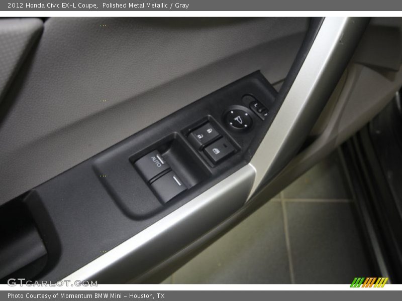 Polished Metal Metallic / Gray 2012 Honda Civic EX-L Coupe