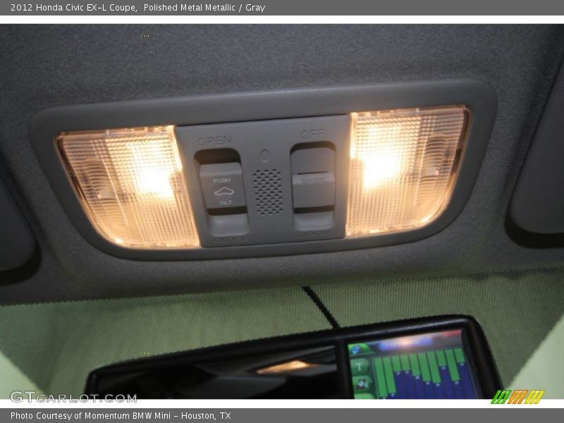 Polished Metal Metallic / Gray 2012 Honda Civic EX-L Coupe