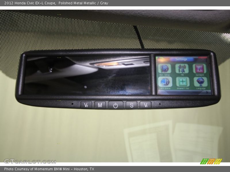 Polished Metal Metallic / Gray 2012 Honda Civic EX-L Coupe