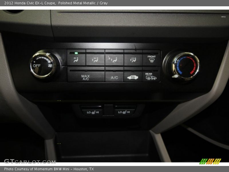 Polished Metal Metallic / Gray 2012 Honda Civic EX-L Coupe