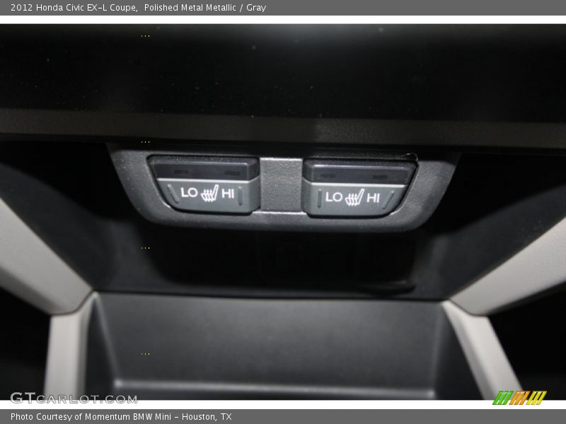 Polished Metal Metallic / Gray 2012 Honda Civic EX-L Coupe