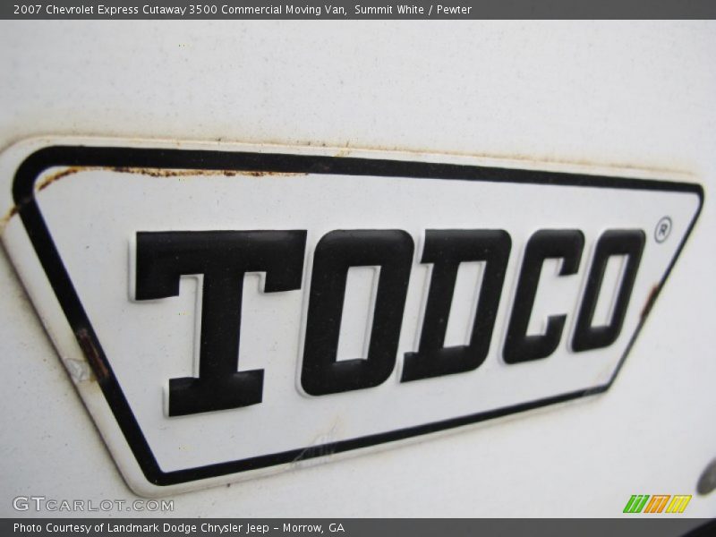 Summit White / Pewter 2007 Chevrolet Express Cutaway 3500 Commercial Moving Van