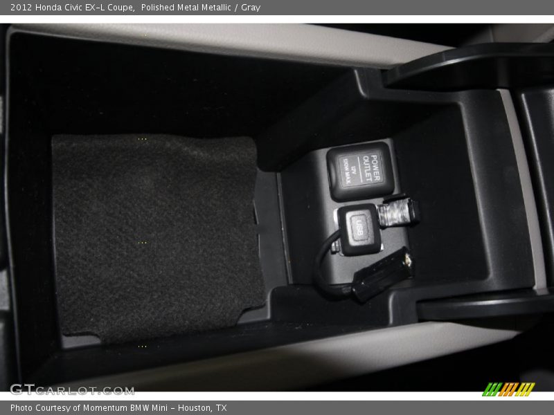 Polished Metal Metallic / Gray 2012 Honda Civic EX-L Coupe