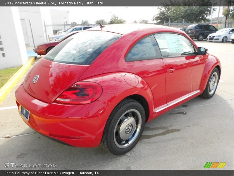 Tornado Red / Titan Black 2012 Volkswagen Beetle 2.5L