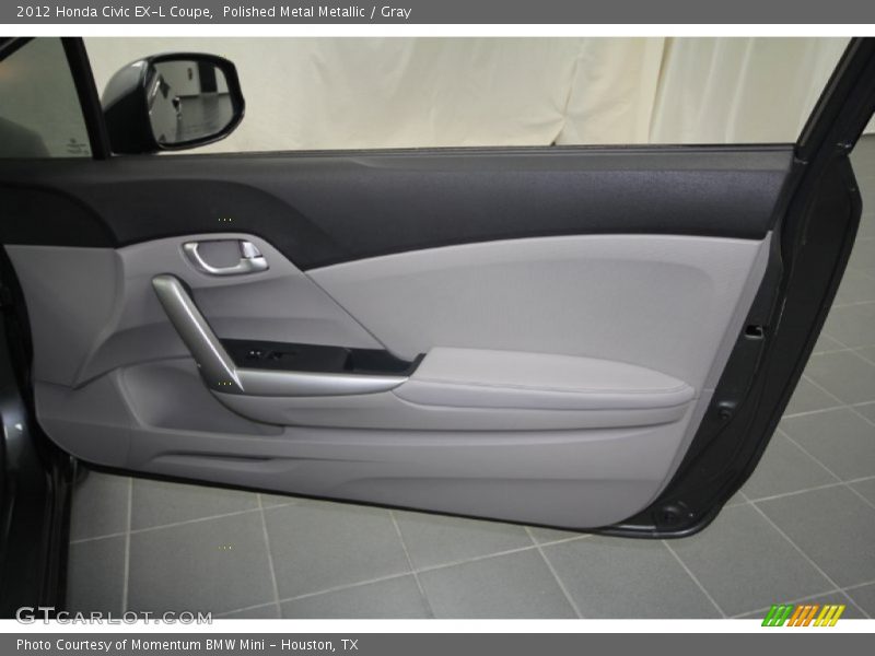 Polished Metal Metallic / Gray 2012 Honda Civic EX-L Coupe