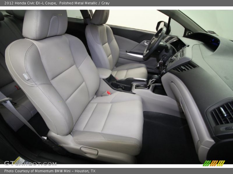 Polished Metal Metallic / Gray 2012 Honda Civic EX-L Coupe