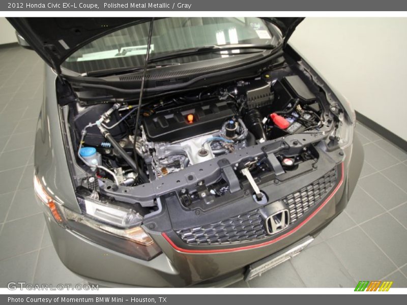 Polished Metal Metallic / Gray 2012 Honda Civic EX-L Coupe