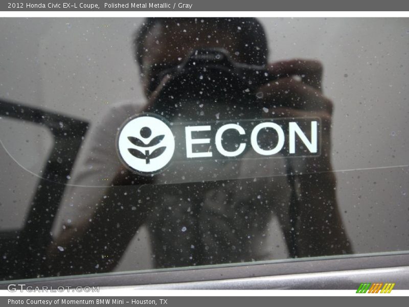 Polished Metal Metallic / Gray 2012 Honda Civic EX-L Coupe