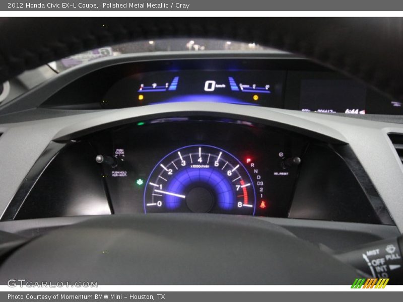 Polished Metal Metallic / Gray 2012 Honda Civic EX-L Coupe