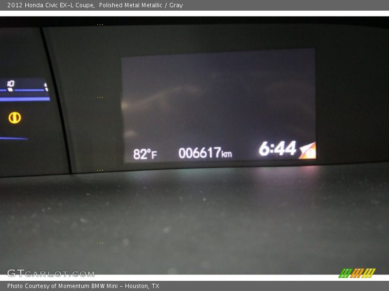Polished Metal Metallic / Gray 2012 Honda Civic EX-L Coupe
