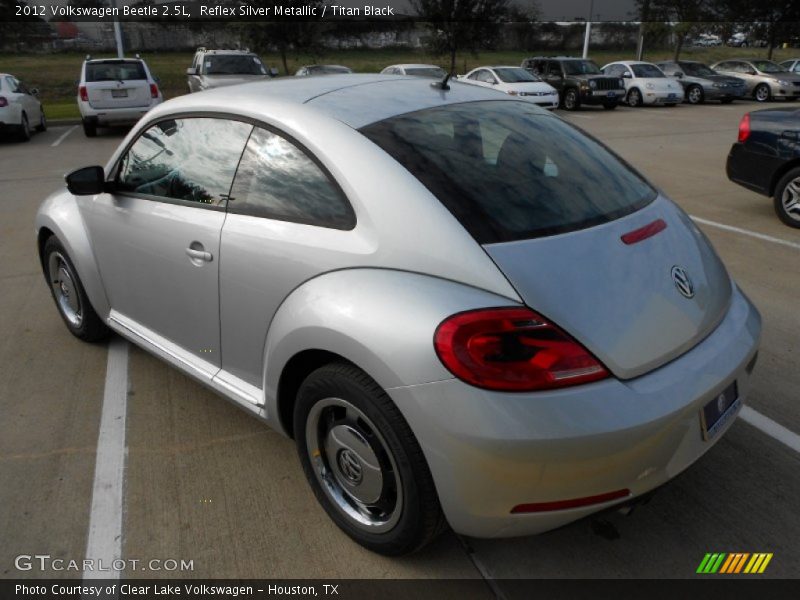 Reflex Silver Metallic / Titan Black 2012 Volkswagen Beetle 2.5L