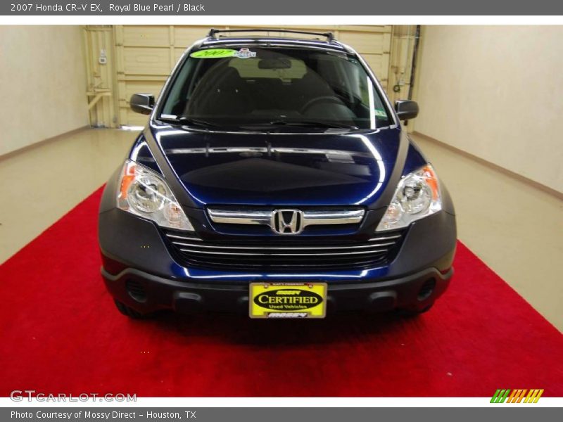 Royal Blue Pearl / Black 2007 Honda CR-V EX