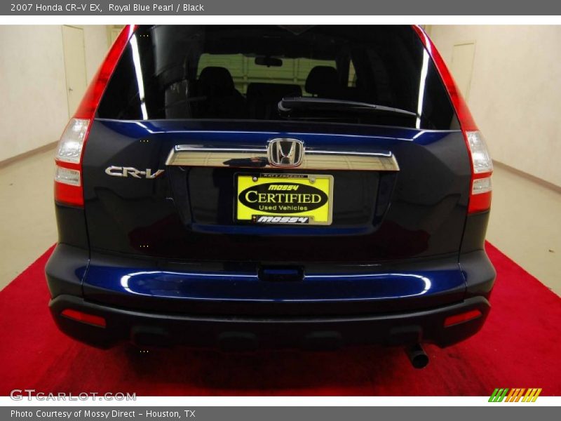 Royal Blue Pearl / Black 2007 Honda CR-V EX