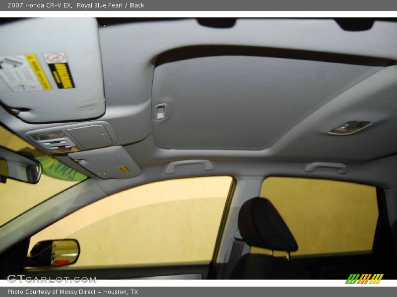 Royal Blue Pearl / Black 2007 Honda CR-V EX