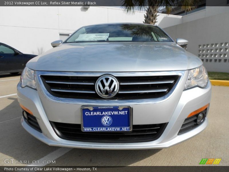 Reflex Silver Metallic / Black 2012 Volkswagen CC Lux