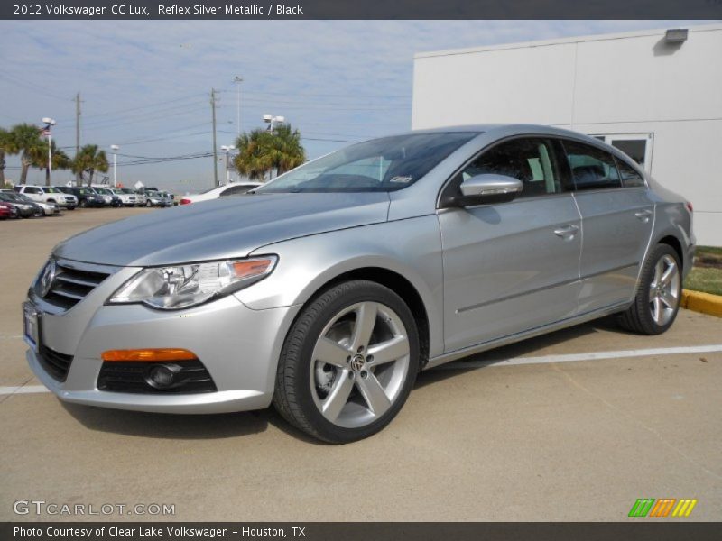 Reflex Silver Metallic / Black 2012 Volkswagen CC Lux