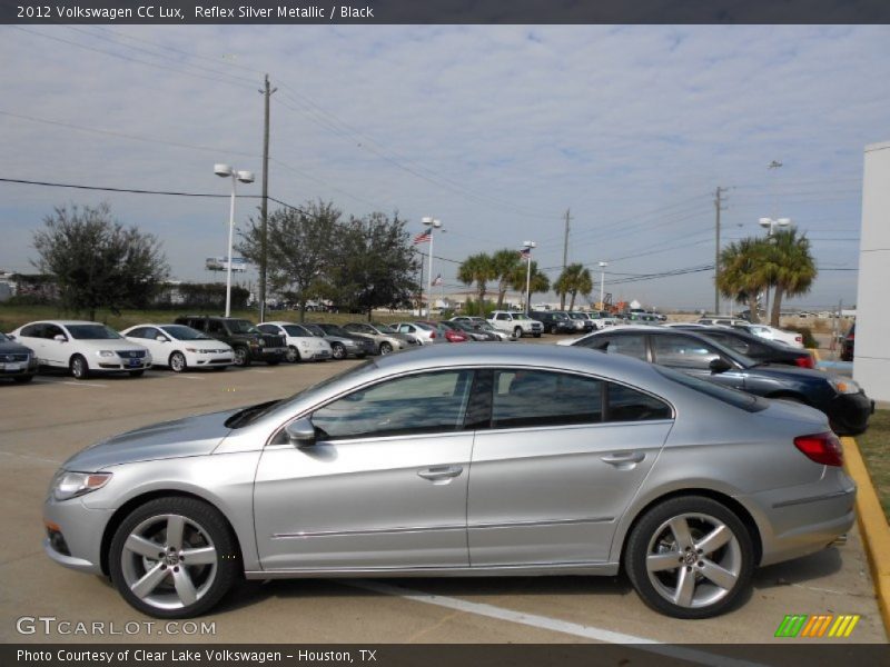 Reflex Silver Metallic / Black 2012 Volkswagen CC Lux