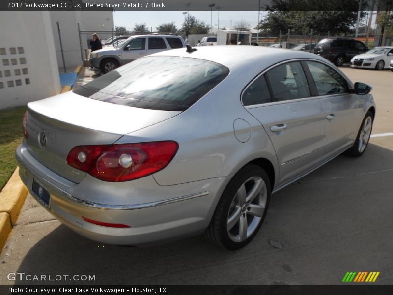 Reflex Silver Metallic / Black 2012 Volkswagen CC Lux