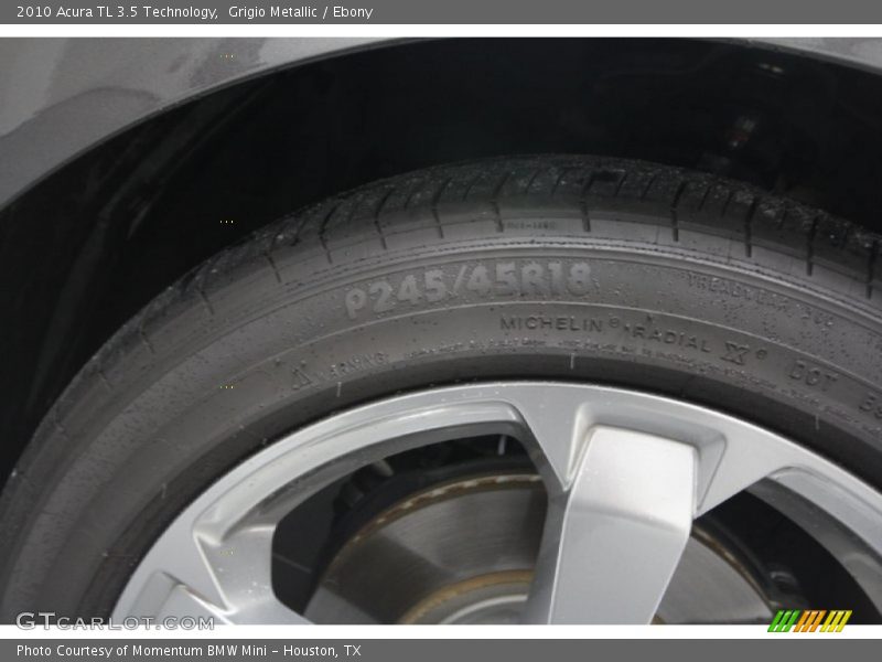 Grigio Metallic / Ebony 2010 Acura TL 3.5 Technology