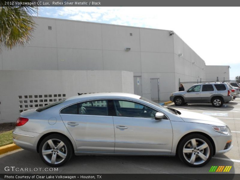 Reflex Silver Metallic / Black 2012 Volkswagen CC Lux