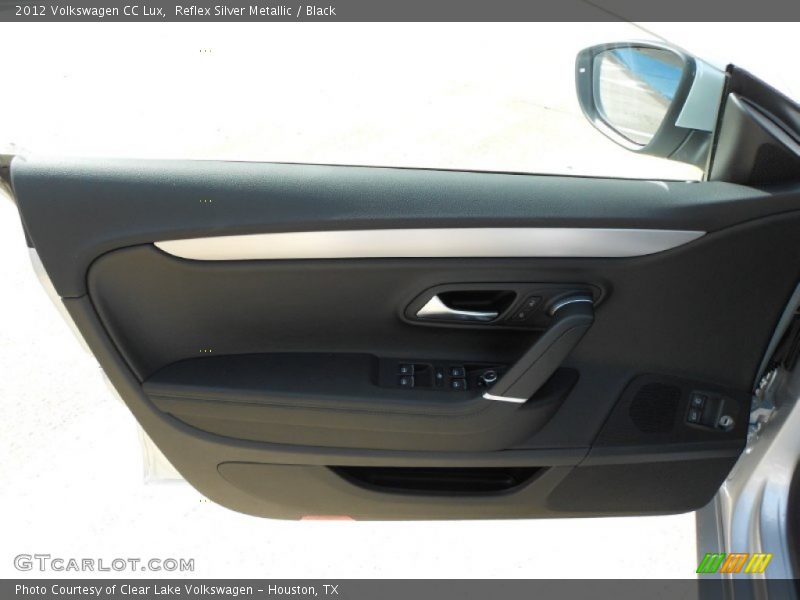 Reflex Silver Metallic / Black 2012 Volkswagen CC Lux
