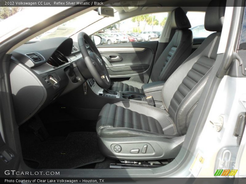 Reflex Silver Metallic / Black 2012 Volkswagen CC Lux