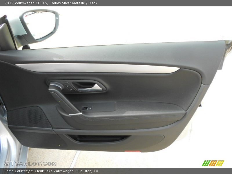 Reflex Silver Metallic / Black 2012 Volkswagen CC Lux