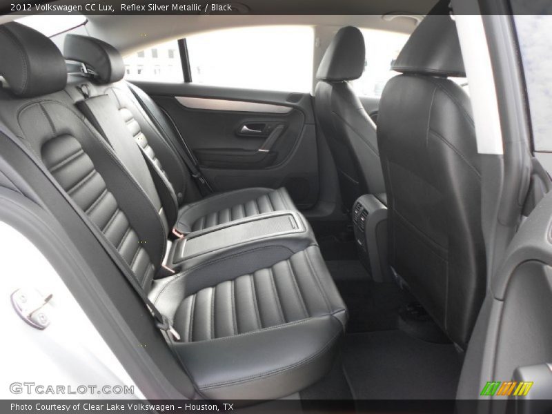 Reflex Silver Metallic / Black 2012 Volkswagen CC Lux