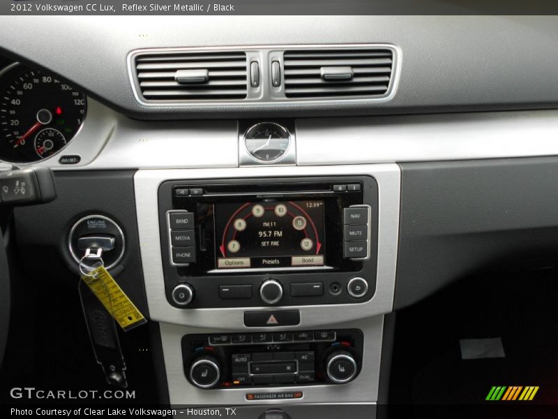 Reflex Silver Metallic / Black 2012 Volkswagen CC Lux