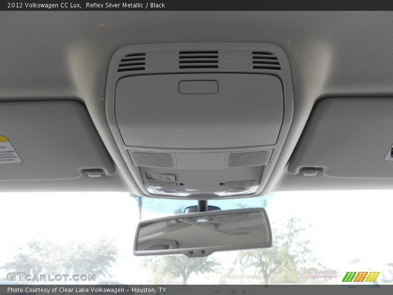 Reflex Silver Metallic / Black 2012 Volkswagen CC Lux