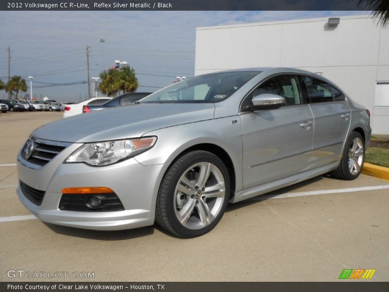 Reflex Silver Metallic / Black 2012 Volkswagen CC R-Line