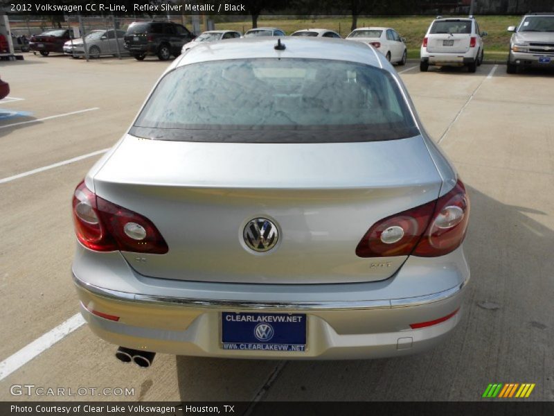 Reflex Silver Metallic / Black 2012 Volkswagen CC R-Line