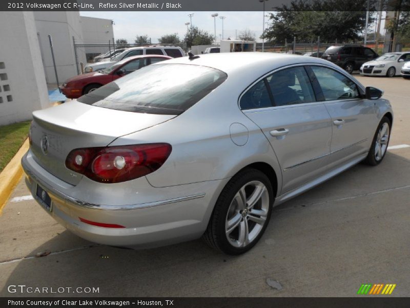 Reflex Silver Metallic / Black 2012 Volkswagen CC R-Line