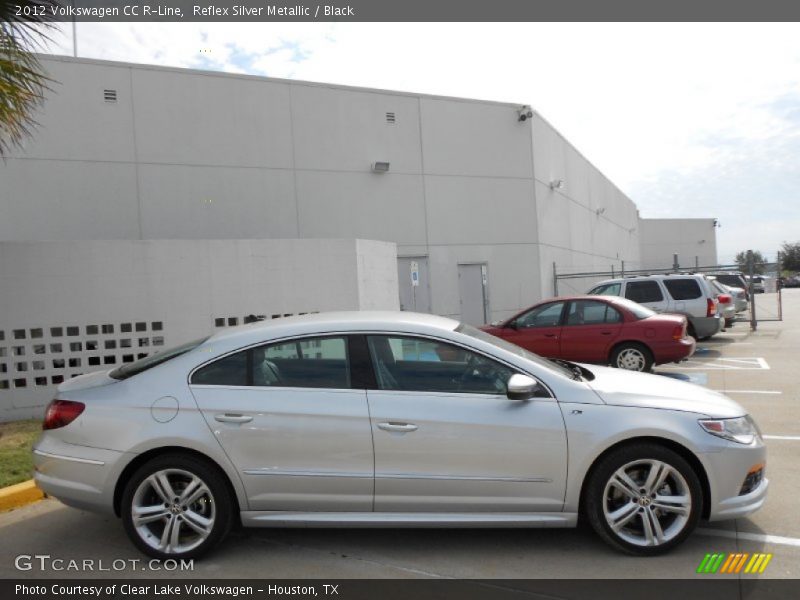 Reflex Silver Metallic / Black 2012 Volkswagen CC R-Line